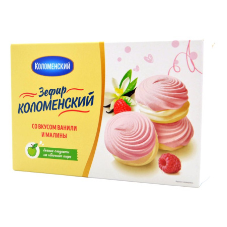 Зефир Коломенский со вкусом ванили малины 250г
