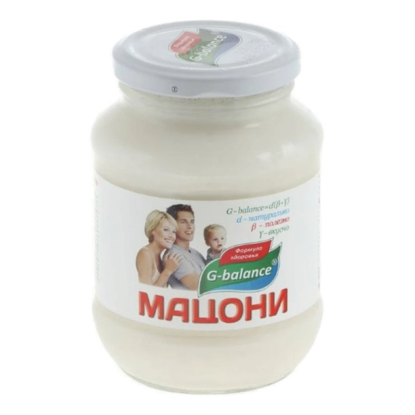Продукт кисломолочный G-Баланс Мацони 1,5% 500г ст/б