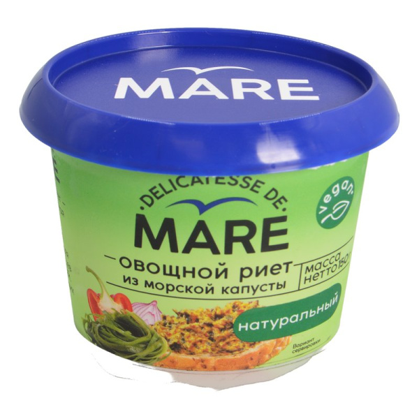 Паста Маре Овощной риет из морской капусты натуральный 150г