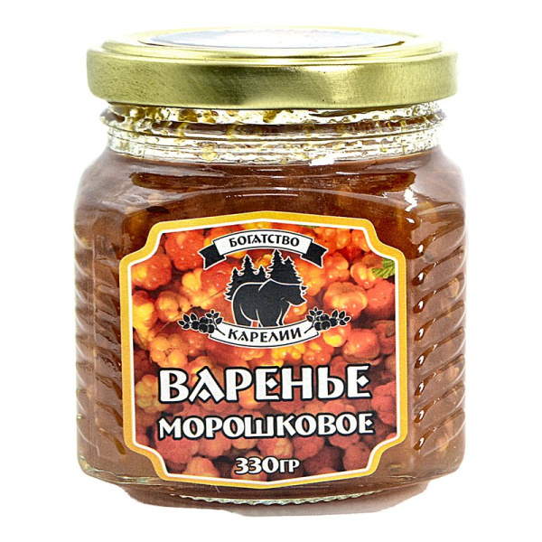 Варенье Богатство Карелии морошковое 330г