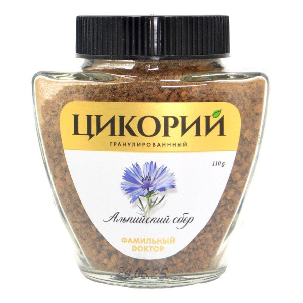 Цикорий Фамильный Доктор растворимый Альпийский сбор ж/б 110г