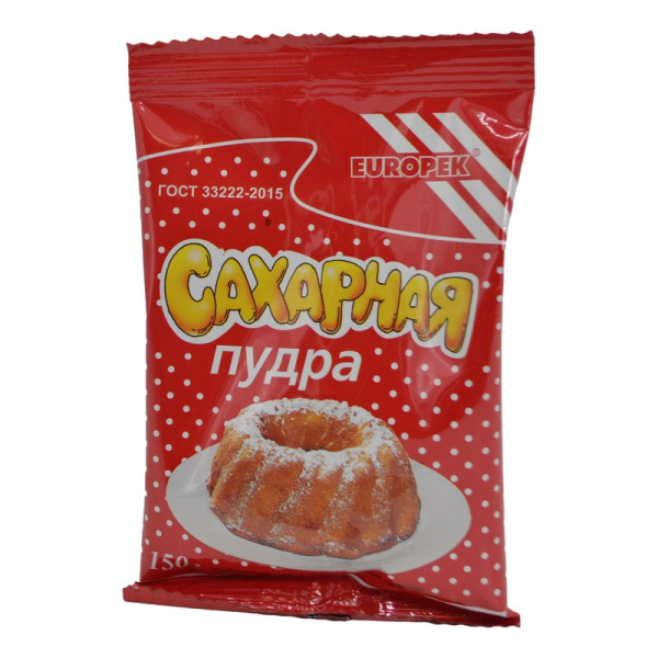 Пудра Европек сахарная 150г