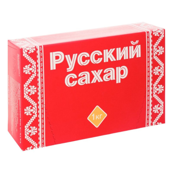 Сахар Русский белый кусковой кристаллический 1кг