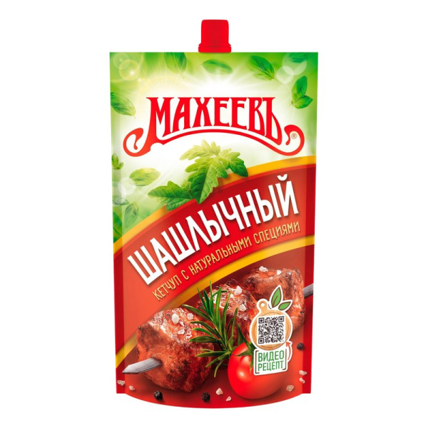 Кетчуп Махеев шашлычный 300г дой-пак