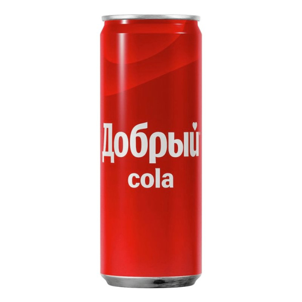 Напиток Добрый Кола сильногазированный 0,33л ж/б