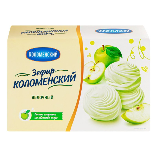 Зефир Коломенский яблочный 250г