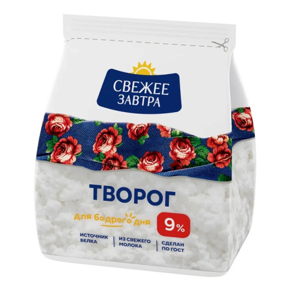 Творог Свежее завтра 9% 200г