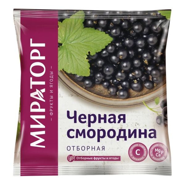 Смородина Мираторг черная с/м 300г