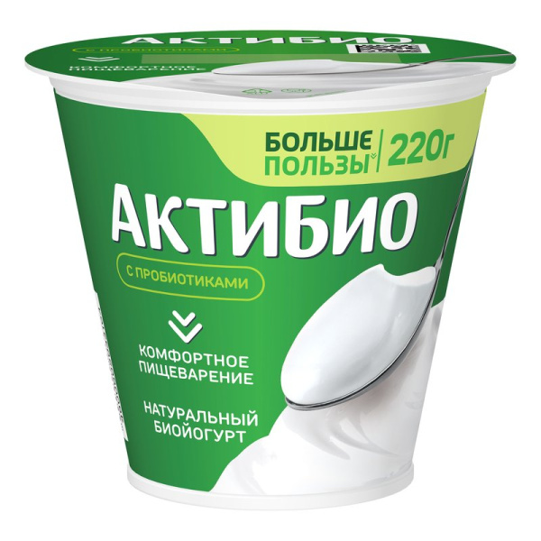 Биойогурт АктиБио обогащенный 3,5% 220г