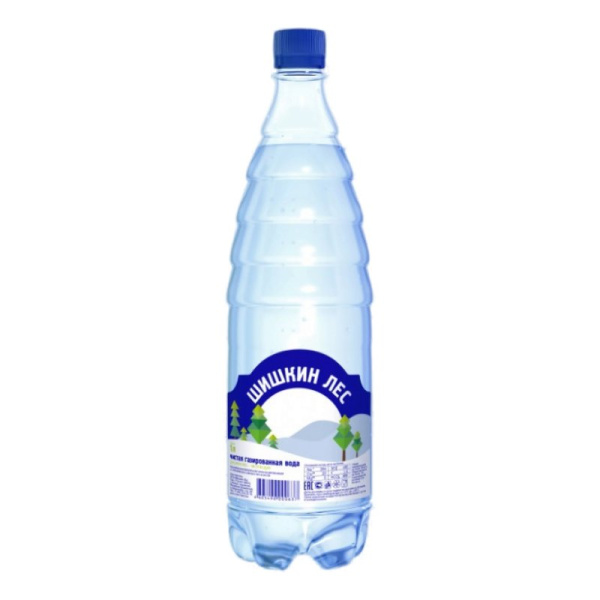 Вода Шишкин лес питьевая газированная 1,0л