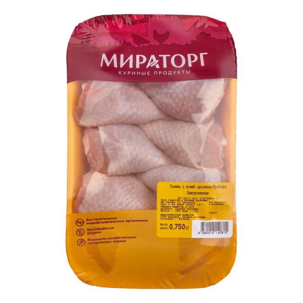 Голень Мираторг цыпленка н/к 750г