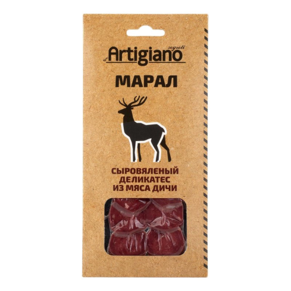 Колбаса Артигиано из марала с/в в/у 75г
