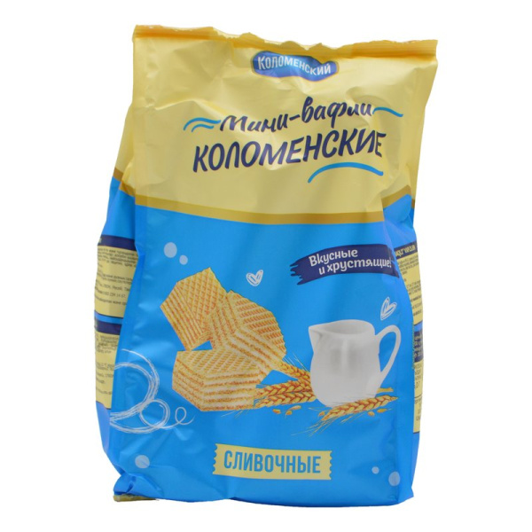 Мини-вафли Коломенские сливочные 200г