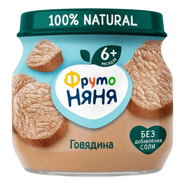 Пюре Фруто-няня говядина 80г