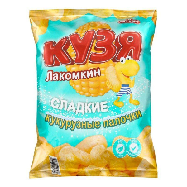 Палочки кукурузные Кузя Лакомкин 140г