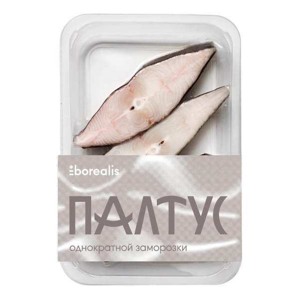 Палтус Бореалис синекорый стейк с/м в/у 400г