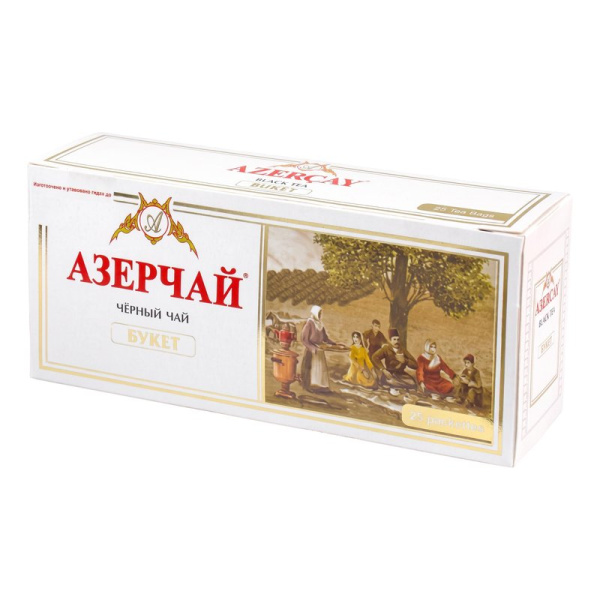Чай Азерчай черный букет 50г 25пак БК