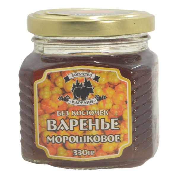 Варенье Богатство Карелии морошковое премиум 330г