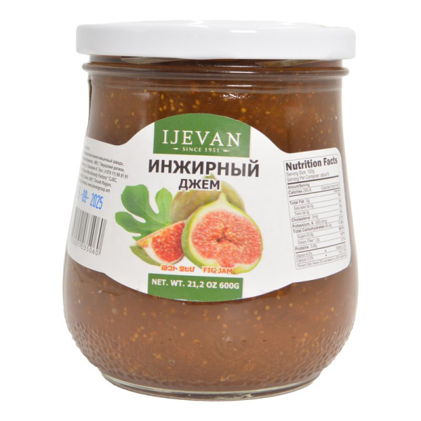 Джем Иджеван инжирный 600г ст/б