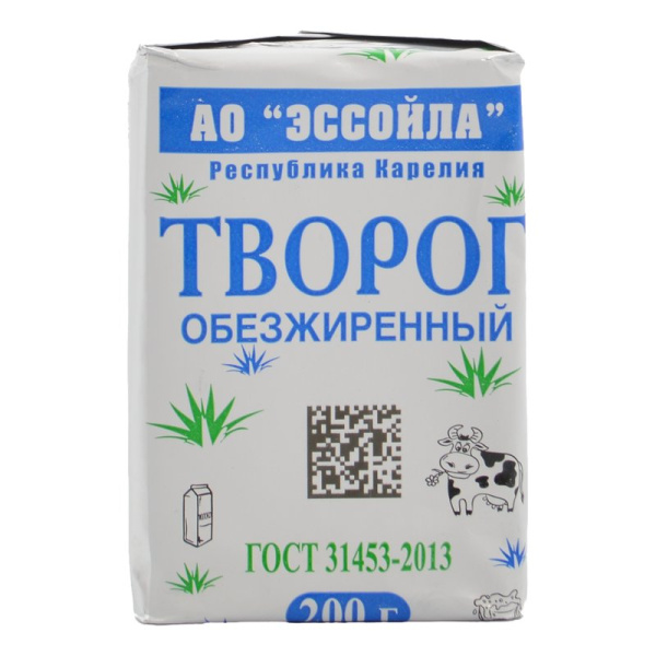Творог Эссойла обезжиренный 1,8% 200г
