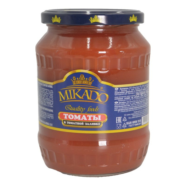 Томаты Микадо в томатном соке 680г