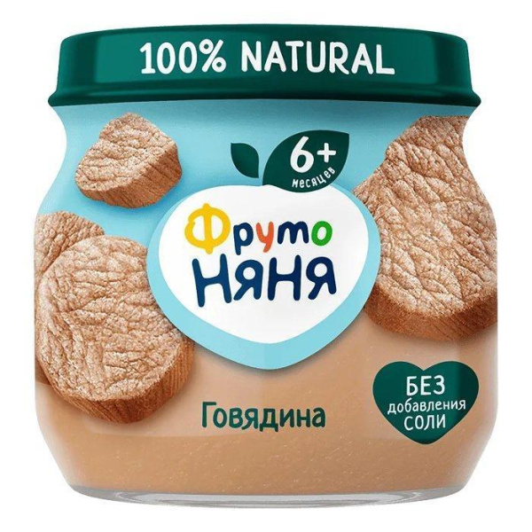 Пюре Фруто-няня говядина 80г