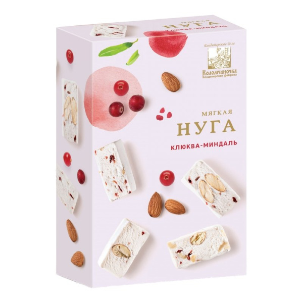 Нуга Коломчаночка клюква-миндаль 90г
