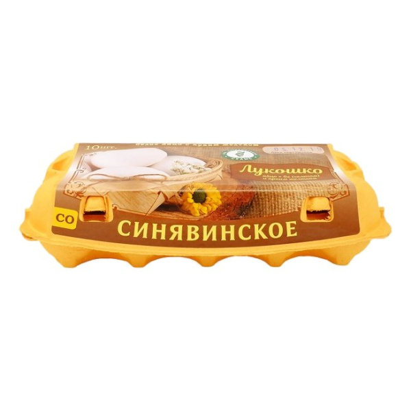Яйцо Синявинская п/ф Лукошко отборное 10штук