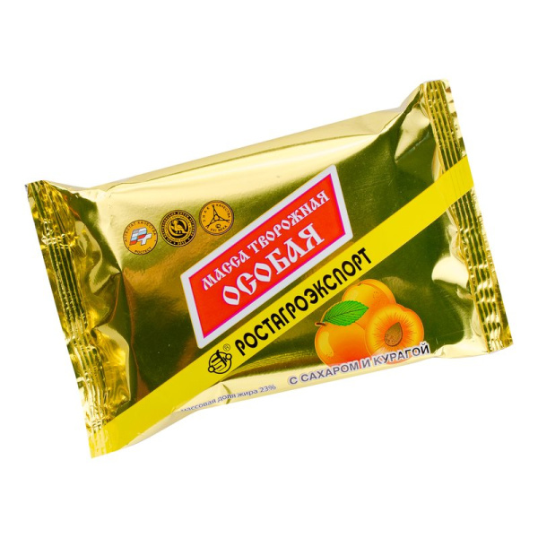 Масса творожная РАЭ особая с курагой 23% 180г
