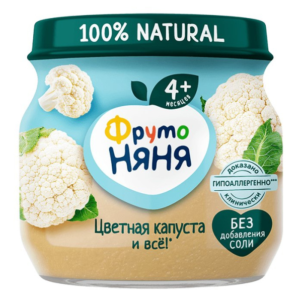 Пюре Фруто-няня из цветной капусты 80г