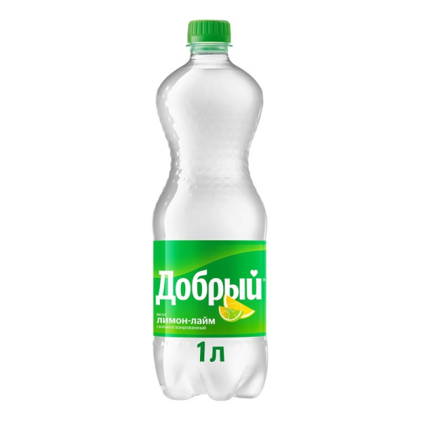 Напиток Добрый лимон-лайм сильногазированный 1,0л