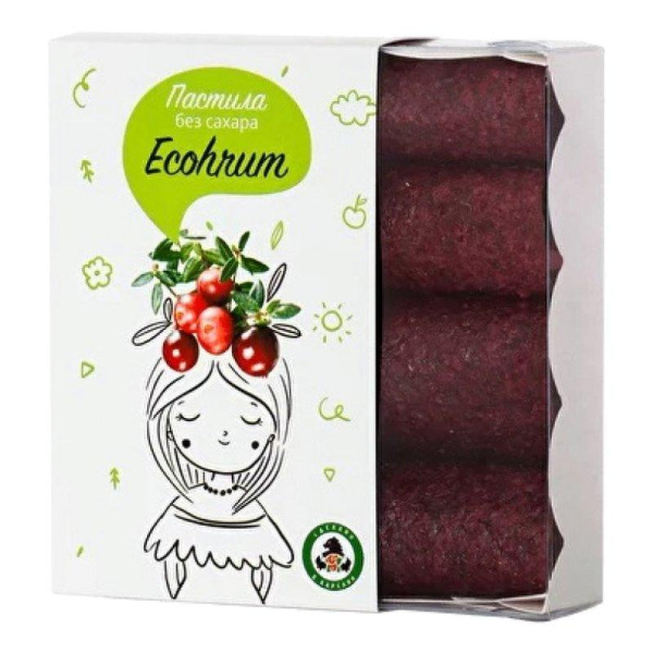 Пастила Экорум клюква с медом 35г